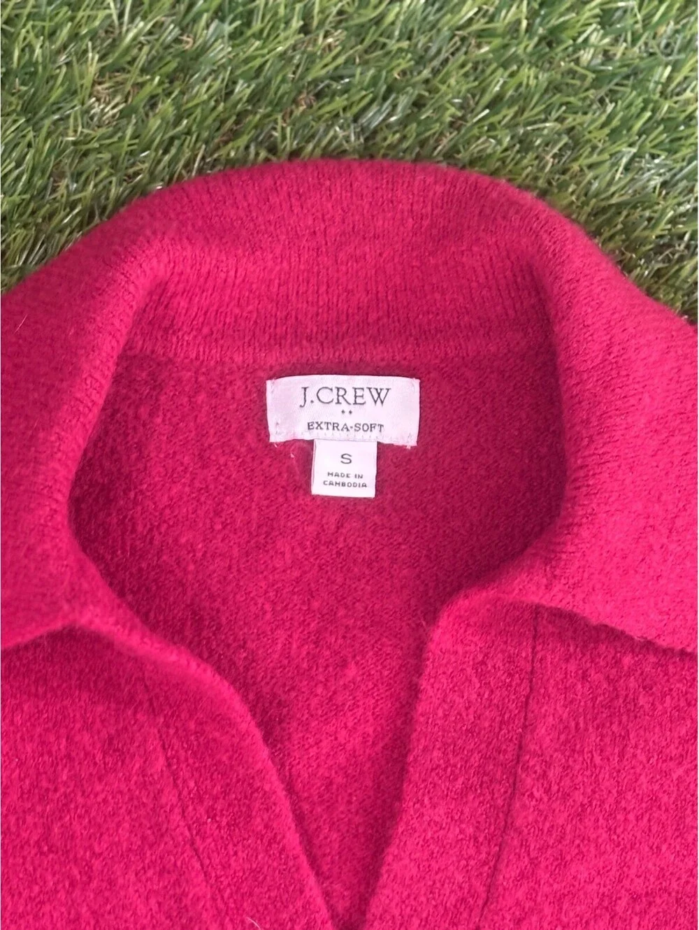 Vintage J.Crew 2000s Pink Sweater, Women’s Small